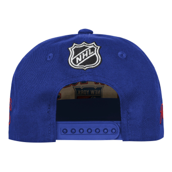 New York Rangers dětská čepice baseballová kšiltovka NHL Flatbrim Arch Deadstock Snapback