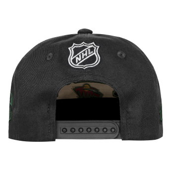 Minnesota Wild dětská čepice baseballová kšiltovka NHL Flatbrim Arch Deadstock Snapback