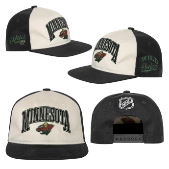 Minnesota Wild dětská čepice baseballová kšiltovka NHL Flatbrim Arch Deadstock Snapback