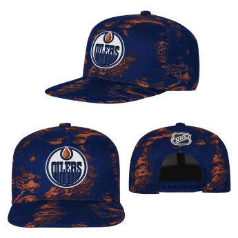 Edmonton Oilers dětská čepice baseballová kšiltovka NHL Dynamics Flat Brim Snapback