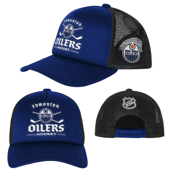 Edmonton Oilers dětská čepice baseballová kšiltovka NHL Power Up Trucker