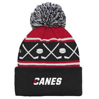 Carolina Hurricanes dětská zimní čepice NHL Face-Off Cuff Pom
