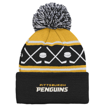 Pittsburgh Penguins dětská zimní čepice NHL Face-Off Cuff Pom