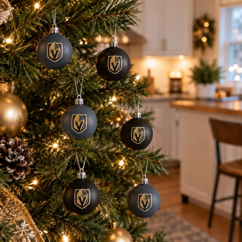Vegas Golden Knights vánoční ozdoby NHL 12 Pack Ball Ornament Set