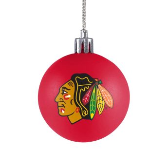 Chicago Blackhawks vánoční ozdoby NHL FOCO 12 Pack Ball Ornament Set