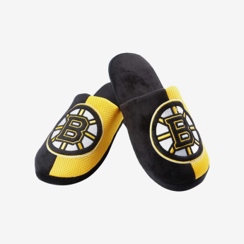 Boston Bruins pánské pantofle Logo Staycation Slipper