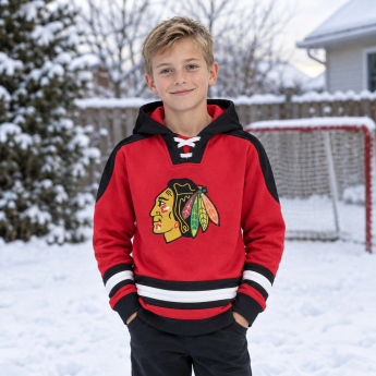Chicago Blackhawks dětská mikina s kapucí Ageless Must Have - Home Po Hd