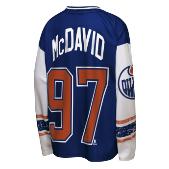 Edmonton Oilers dětské tričko Connor McDavid #97 NHL Player Polyester Top