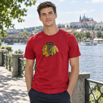 Chicago Blackhawks pánské tričko Primary Logo Graphic T-Shirt - VALUE