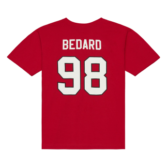 Chicago Blackhawks pánské tričko NHL Connor Bedard #98 N&N Classic Tee