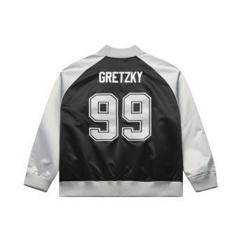 Los Angeles Kings pánská bunda NHL Wayne Gretzky #99 Player Lightweight Satin Jacket
