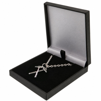 West Ham United řetízek na krk s přívěškem Silver Plated Boxed Hammers Pendant