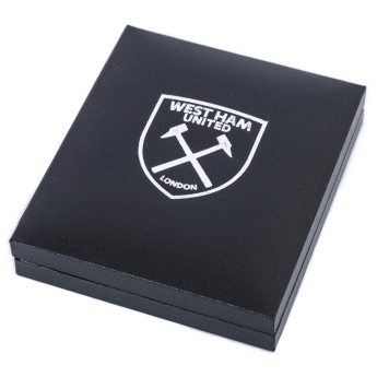West Ham United řetízek na krk s přívěškem Silver Plated Boxed Hammers Pendant