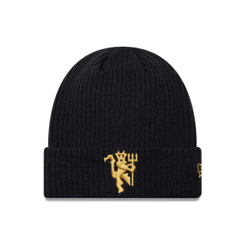 Manchester United zimní čepice Cuff Kind gold
