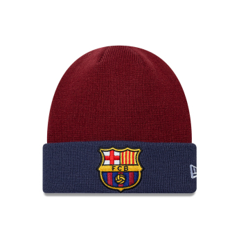 FC Barcelona dětská čepice baseballová kšiltovka Knit Cuff Constrast