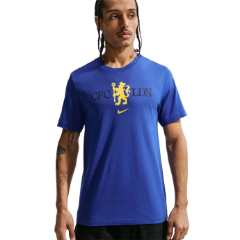 Tričko CHELSEA FC LDN Crest blue