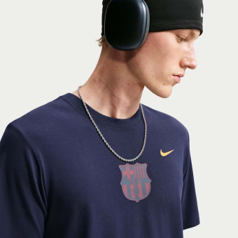 Tričko BARCELONA FC City navy