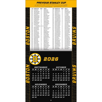 Boston Bruins kalendář NHL 2027 Wall