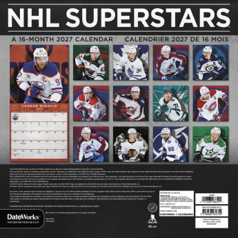NHL produkty kalendář 2027 Wall
