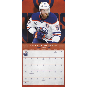 NHL produkty kalendář 2027 Wall