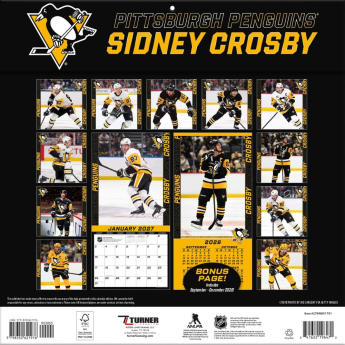 Pittsburgh Penguins kalendář NHL #87 Sidney Crosby 2027