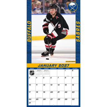 Buffalo Sabres kalendář NHL 2027 Wall