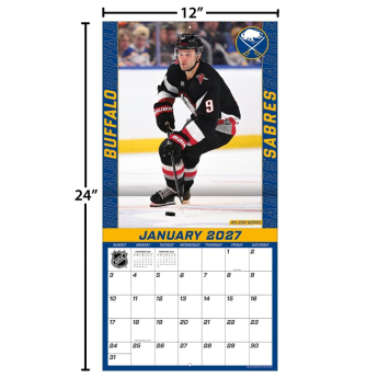Buffalo Sabres kalendář NHL 2027 Wall