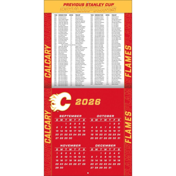 Calgary Flames kalendář NHL 2027 Wall