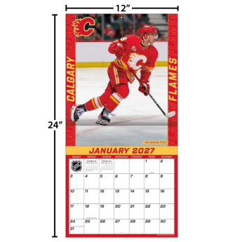 Calgary Flames kalendář NHL 2027 Wall