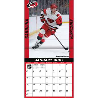 Carolina Hurricanes kalendář NHL 2027 Wall