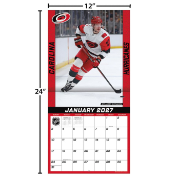 Carolina Hurricanes kalendář NHL 2027 Wall