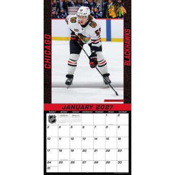 Chicago Blackhawks kalendář NHL 2027 Wall
