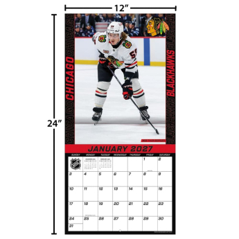 Chicago Blackhawks kalendář NHL 2027 Wall