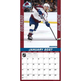 Colorado Avalanche kalendář NHL 2027 Wall