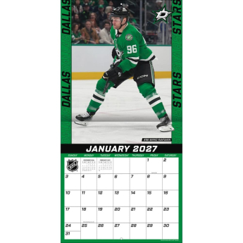 Dallas Stars kalendář NHL 2027 Wall