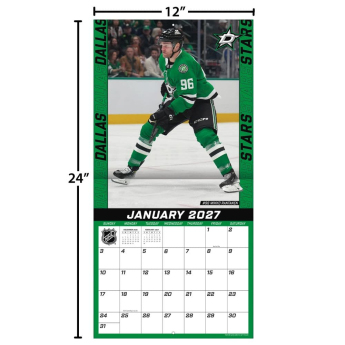 Dallas Stars kalendář NHL 2027 Wall
