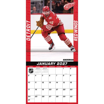Detroit Red Wings kalendář NHL 2027 Wall