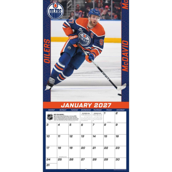 Edmonton Oilers kalendář NHL #97 Connor McDavid 2027 Wall