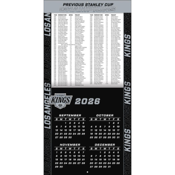 Los Angeles Kings kalendář NHL 2027 Wall