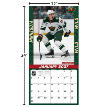Minnesota Wild kalendář NHL 2027 Wall