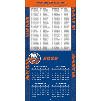 New York Islanders kalendář NHL 2027 Wall