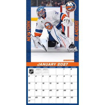 New York Islanders kalendář NHL 2027 Wall