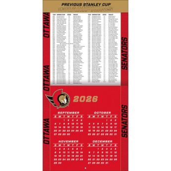 Ottawa Senators kalendář NHL 2027 Wall