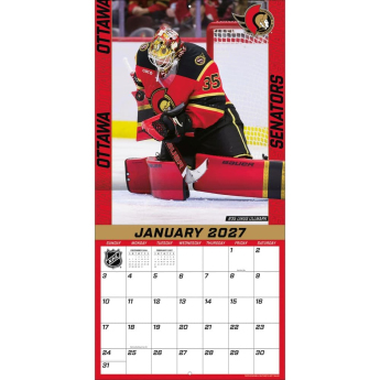 Ottawa Senators kalendář NHL 2027 Wall