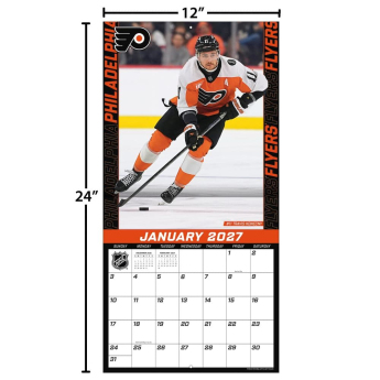 Philadelphia Flyers kalendář NHL 2027 Wall