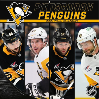 Pittsburgh Penguins kalendář NHL 2027 Wall