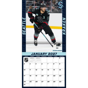 Seattle Kraken kalendář NHL 2027 Wall