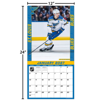 St. Louis Blues kalendář NHL 2027 Wall