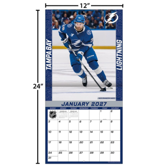 Tampa Bay Lightning kalendář NHL 2027 Wall