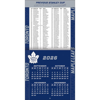 Toronto Maple Leafs kalendář NHL 2027 Wall